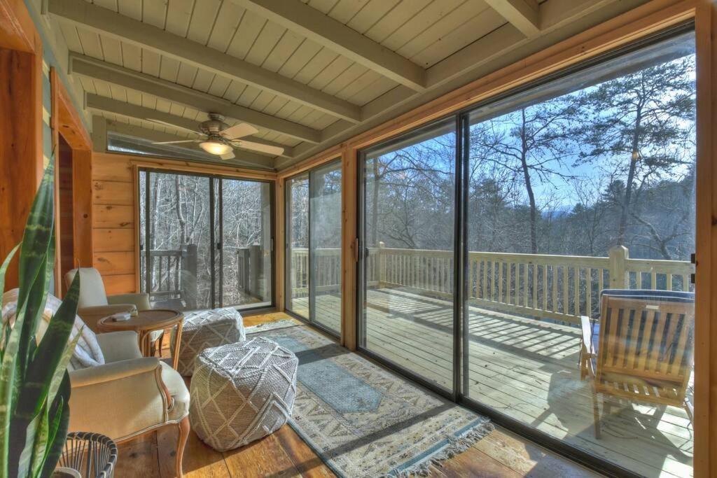 Waywish Waterfront Cabin In Blue Ridge Mountains 외부 사진