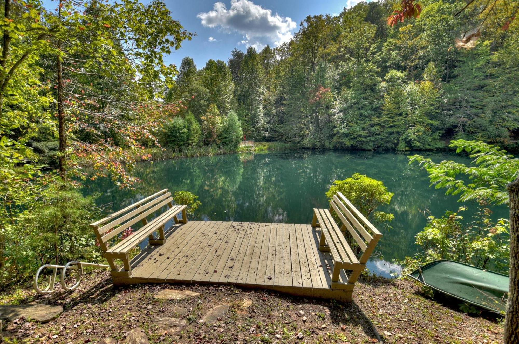 Waywish Waterfront Cabin In Blue Ridge Mountains 외부 사진