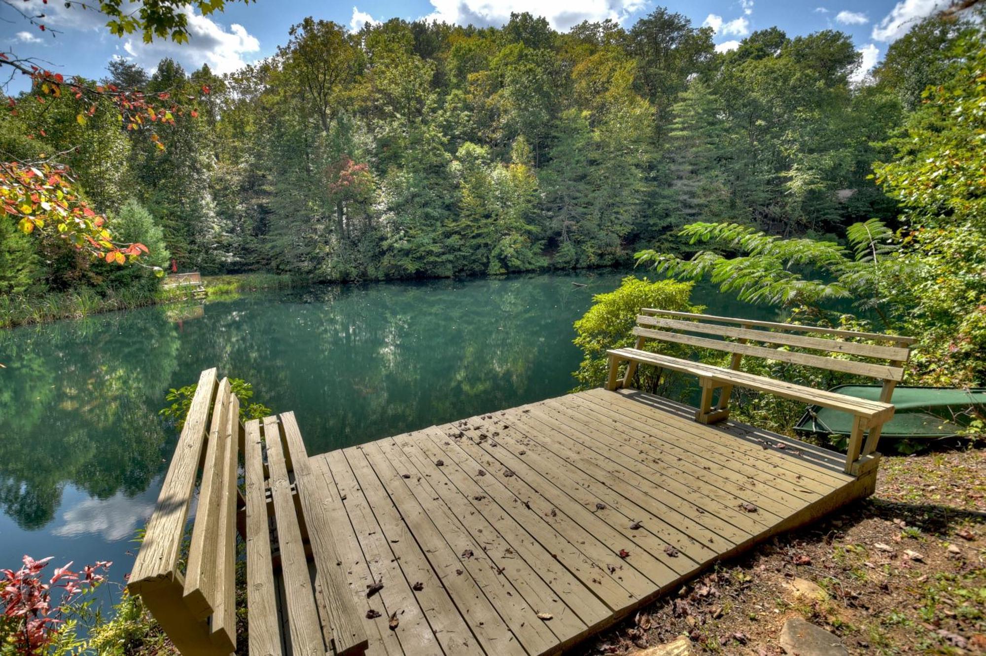 Waywish Waterfront Cabin In Blue Ridge Mountains 외부 사진