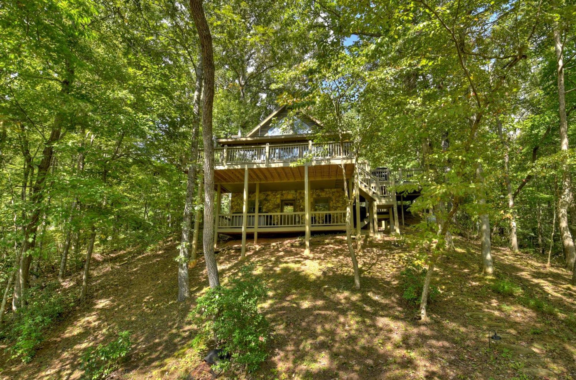 Waywish Waterfront Cabin In Blue Ridge Mountains 외부 사진