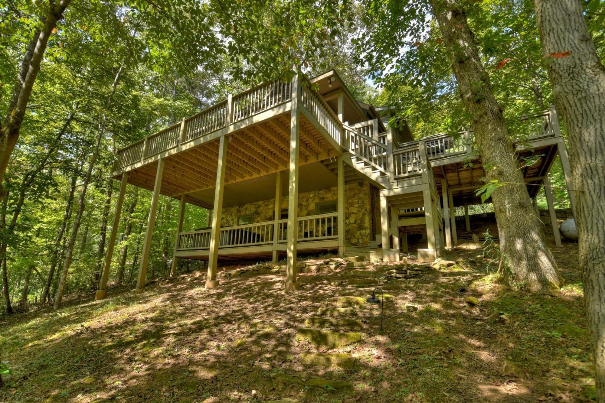 Waywish Waterfront Cabin In Blue Ridge Mountains 외부 사진