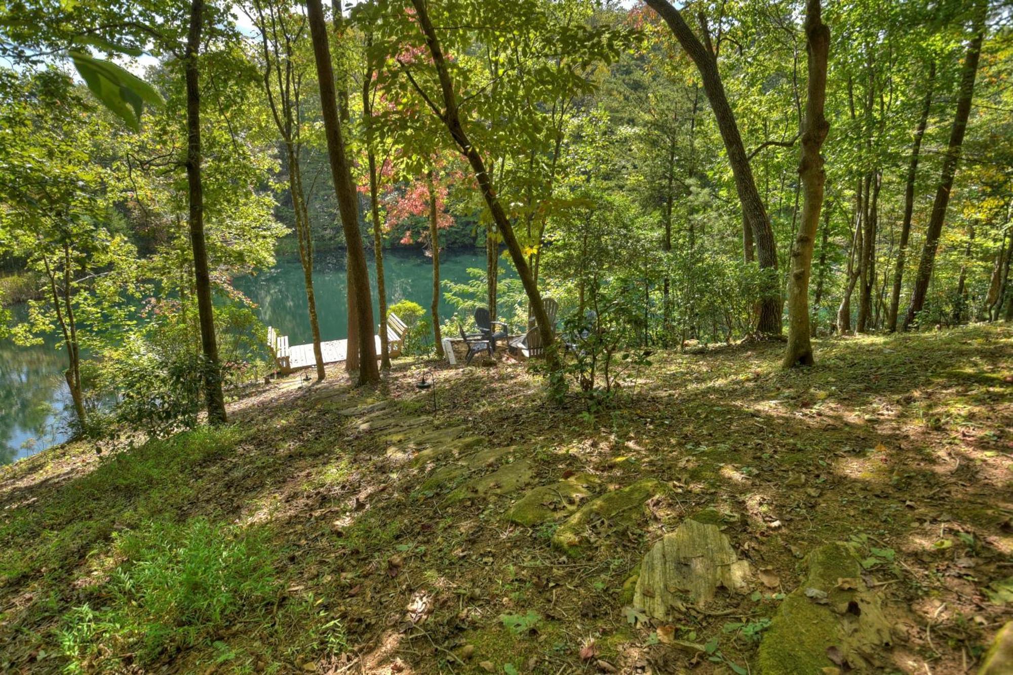 Waywish Waterfront Cabin In Blue Ridge Mountains 외부 사진