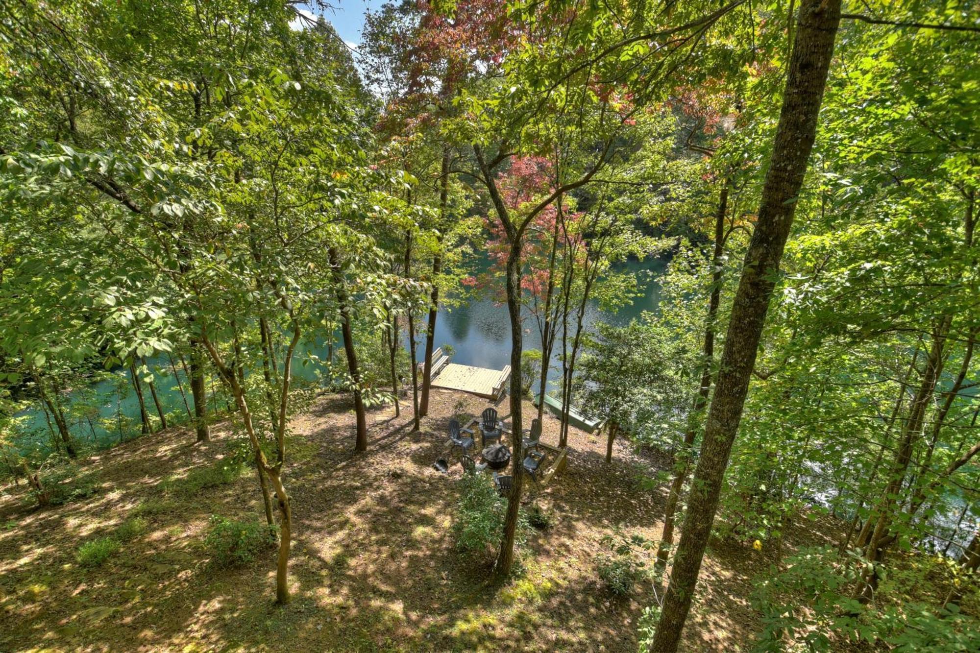Waywish Waterfront Cabin In Blue Ridge Mountains 외부 사진